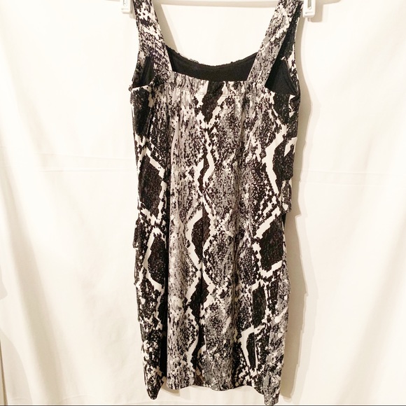 2/$20 Black & White Print Dress - Picture 2 of 4